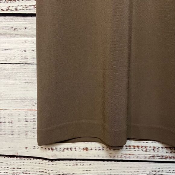 WILFRED METONYMIE SLINKY NEUTRAL CHOCOLATE BROWN DRESS WOMENS XS LONG SLEEVE - Picture 9 of 13